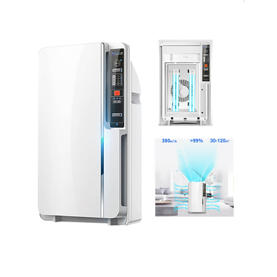 Dòng không khí 380 m3/h Điện áp định số 220V Tần số định số 50-60HZ Máy lọc không khí